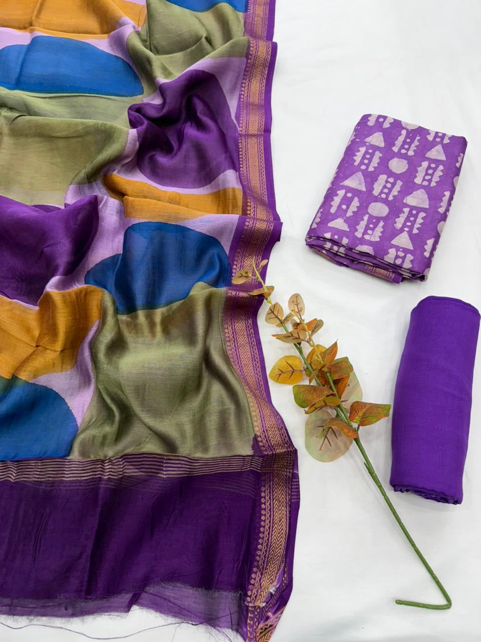 Maheshwari Silk Suit