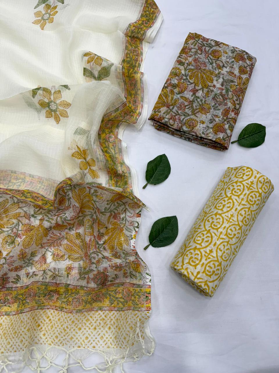 Printed kota doriya suit